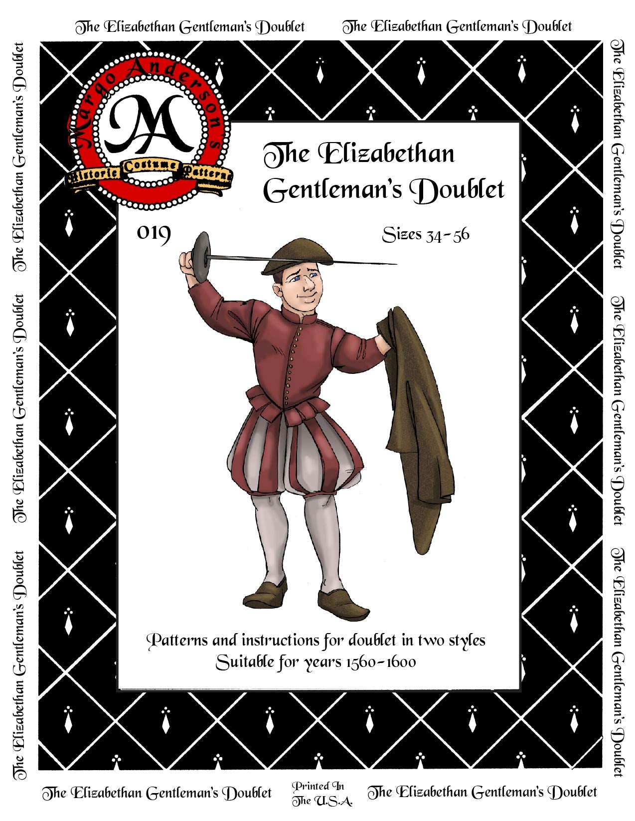 019D The Elizabethan Gentleman's Doublet Digital Download